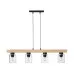 Wooden pendant lamp   40409 "Rustic Radiance" foto4